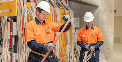 Electrician Marking Cable